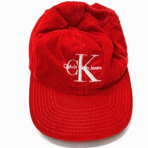 90’s Calvin Klein Red Cap